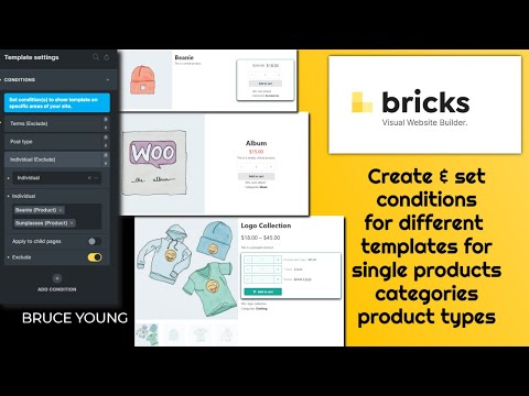 Bricks – Create & Set Single Product Templates For Categories, Product Types Or Individual Products