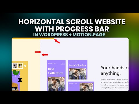 Gsap Horizontal Scroll In Wordpress | Bricks Builder And Motion Page