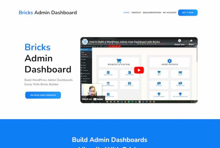 Bricks Admin Dashboard